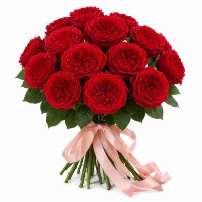 Пионовидные одноголовые розы