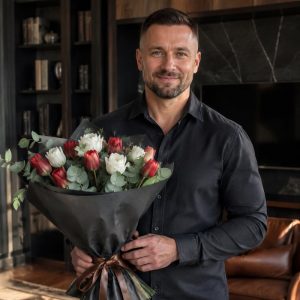 Доставка цветов для мужчины